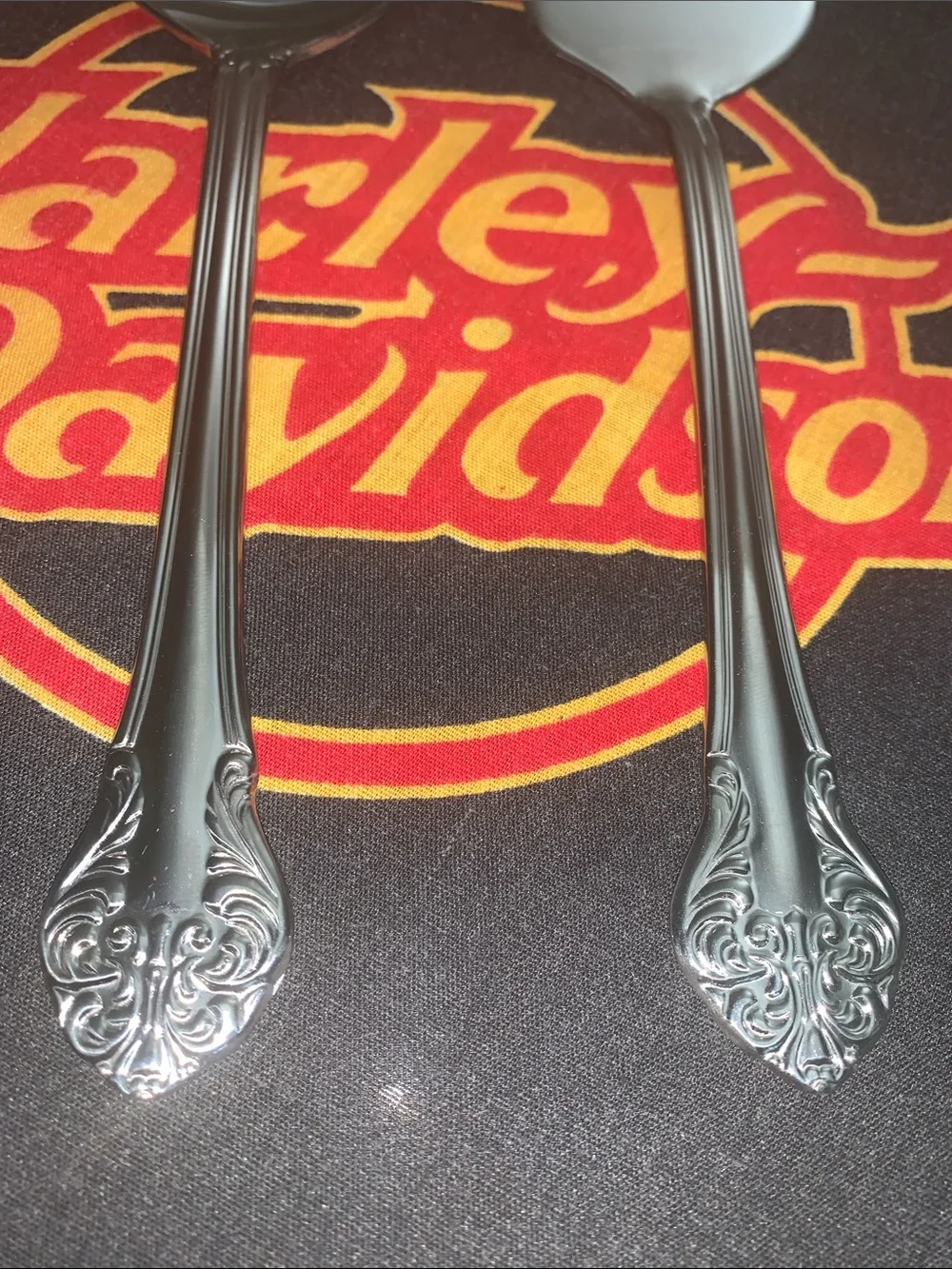 Reed & Barton Polished 18/10 SS Serving Spoon & Pastry Server 2 pcs